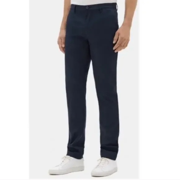 NWT THEORY Zaine Ascend Tech Pants Slim Fit Dark Blue Size 31 - Picture 2 of 14